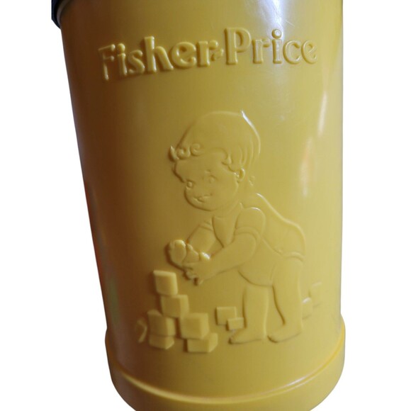 Vintage 1977 FISHER PRICE Baby's First Blocks Toddler Shape Sorter #414 Read - Picture 2 of 4